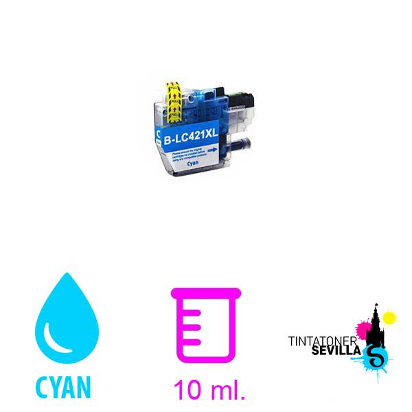 Cartucho Compatible Brother LC421XL Cyan
