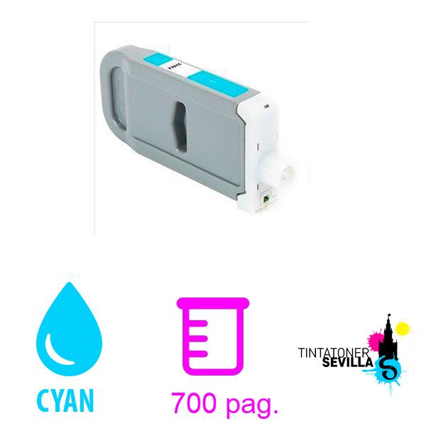 Tóner Compatible Canon PFI701 / PFI301 Cyan Photo 0901B001 / PFI-701C