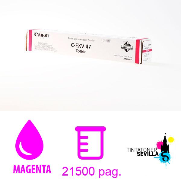 Tóner Original Canon C-EXV47 Magenta 8518B002