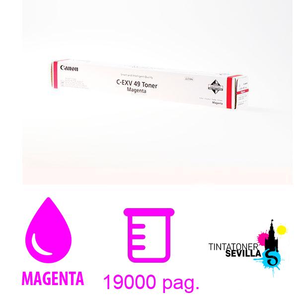Tóner Original Canon C-EXV49 Magenta 8526B002