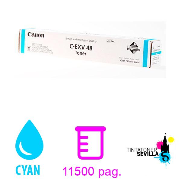 Tóner Original Canon C-EXV48 Cyan 9107B002