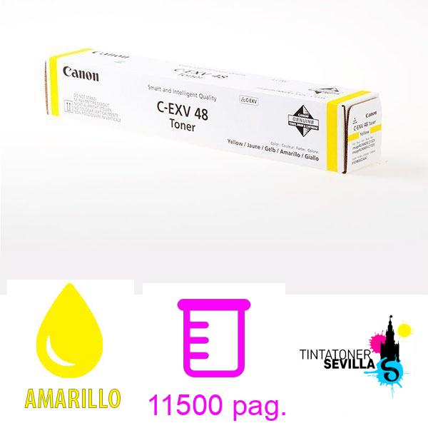 Tóner Original Canon C-EXV48 Amarillo 9109B002