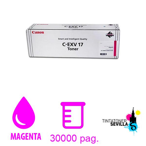 Tóner Original Canon C-EXV17 Magenta 0260B002