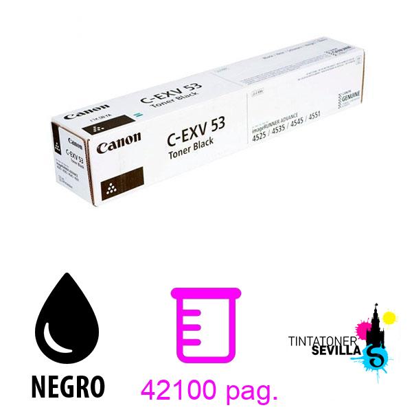 Tóner Original Canon C-EXV53 Negro 0473C002
