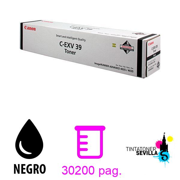 Tóner Original Canon C-EXV39 Negro 4792B002