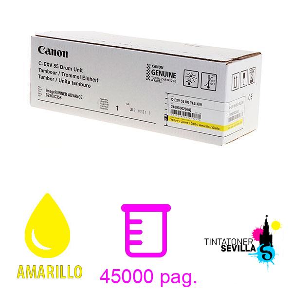 Tambor Original Canon C-EXV55 Amarillo 2189C002