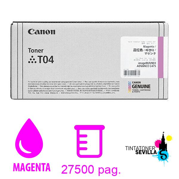 Original Tóner Canon T04 Magenta 2978C001