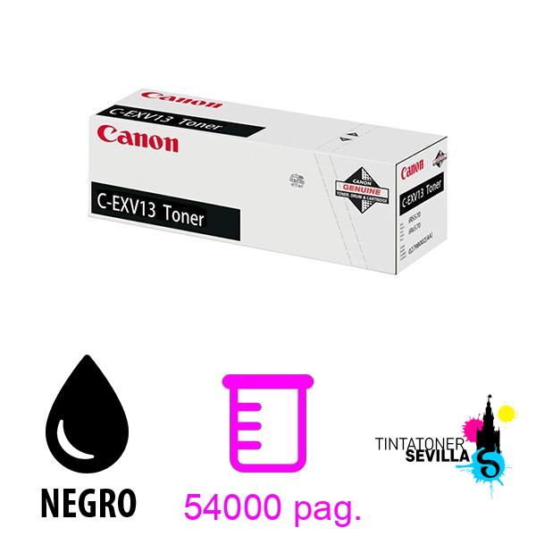 Original Tóner Canon C-EXV13 Negro 0279B002
