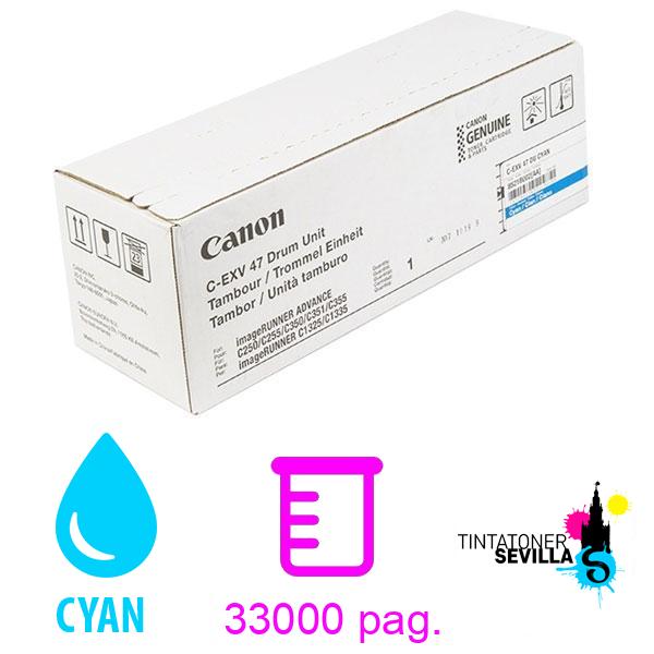 Tambor Original Canon C-EXV47 Cyan 8521B002