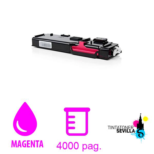 Tóner Compatible Dell C2660 / C2665 Magenta 593-BBBS / V4TG6 / VXCWK