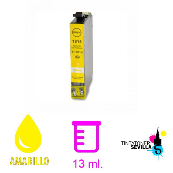 Cartucho Compatible Epson T1814 / 18XL Amarillo C13T18144010