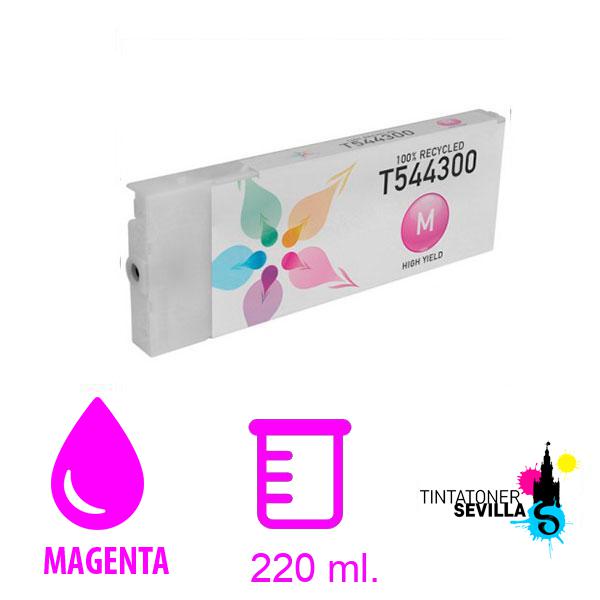 Cartucho Compatible Epson T5443 / T544300 / C13T544300 Magenta Epson Stylus Pro 4000 / 7600 / 9600