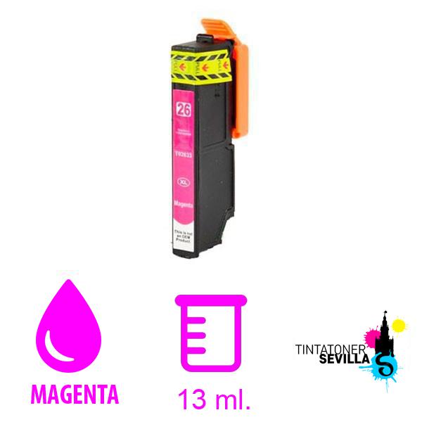 Cartucho Compatible Epson T2633 / 26XL Magenta C13T26334010