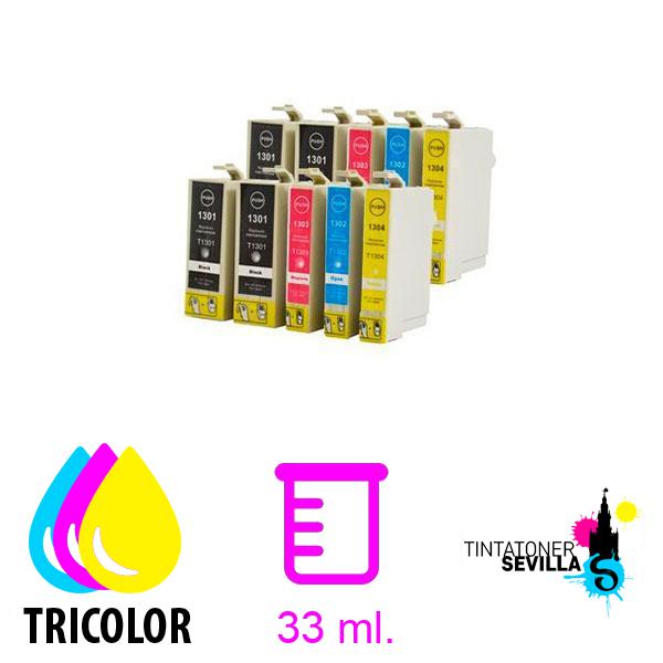 Cartucho Compatible Pack 10 x Epson T1301/2/3/4