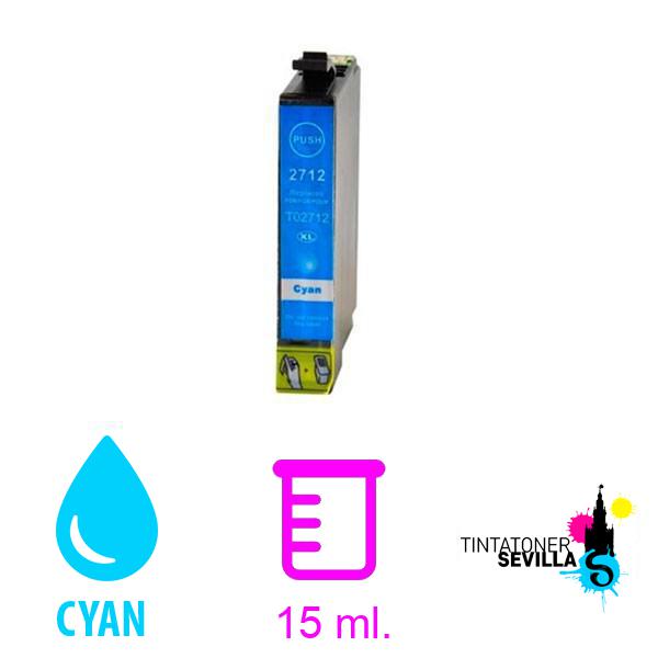 Cartucho Compatible Epson T2712 / T2702 (27XL) Cyan