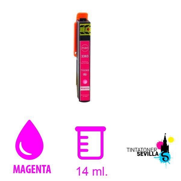 Cartucho Compatible Epson T3363 / T3343 (33XL) Magenta C13T33634010 / C13T33434010