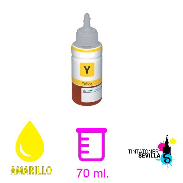 Cartucho Compatible Botella Epson T6644 Amarillo C13T66444A