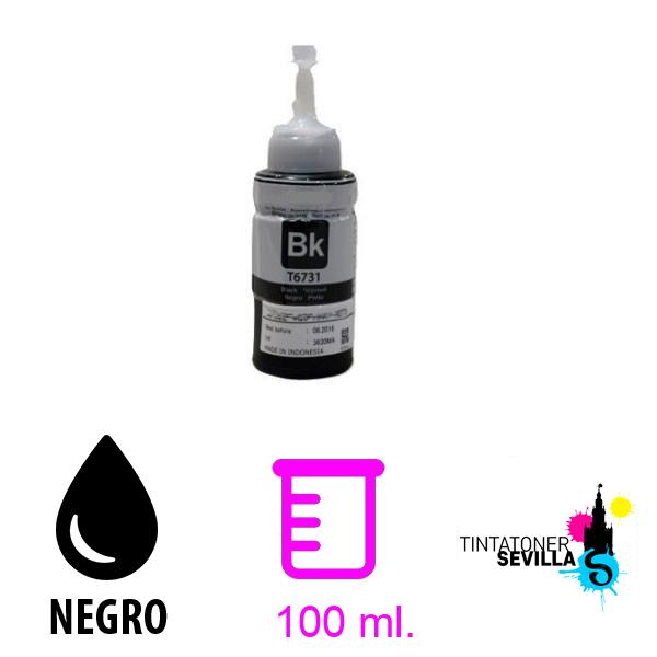Cartucho Compatible Botella Epson T6731 Negro C13T67314A