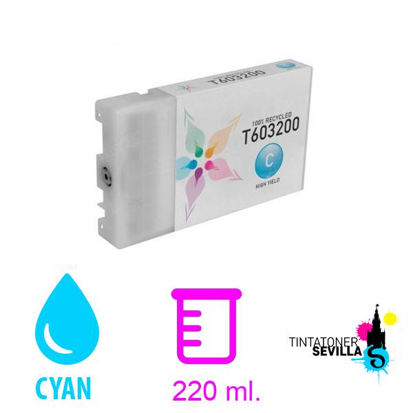 Cartucho Compatible Epson T6032 Cyan C13T603200