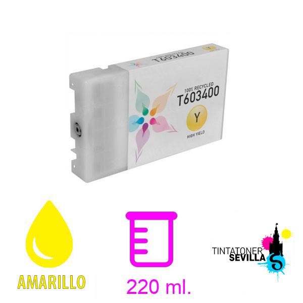 Cartucho Compatible Epson T6034 Amarillo C13T603400
