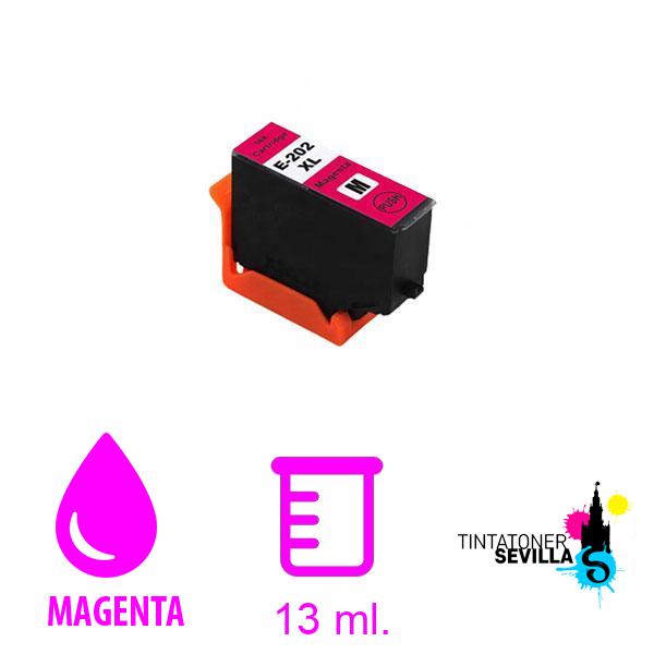 Cartucho Compatible Epson 202XL - T02H3 / T02F3 C13T02H34010 / C13T02F34010 Magenta