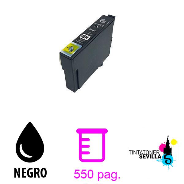 Tóner Compatible Epson 502XL / 502 Negro – C13T02W14010 / C13T02V14010 (T02W1 / T02V1)