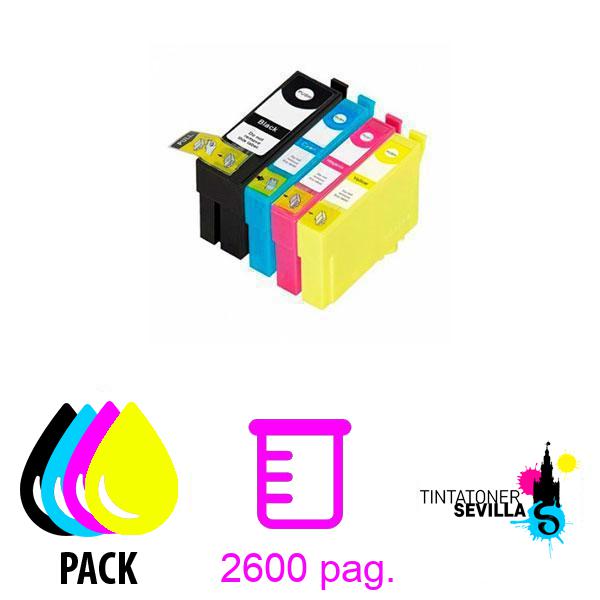 Tóner Compatible Pack x4 Epson T3591 / T3592 / T3593 / T3594 35XL