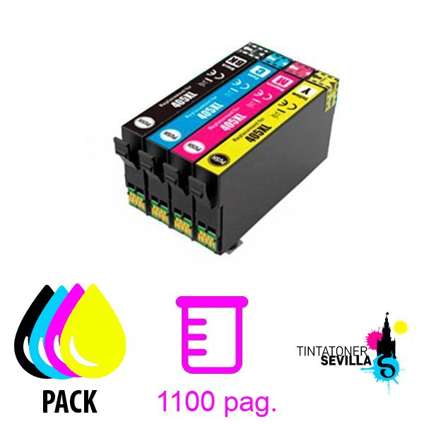 Compatible Tinta Epson 405XL Pack 4 colores