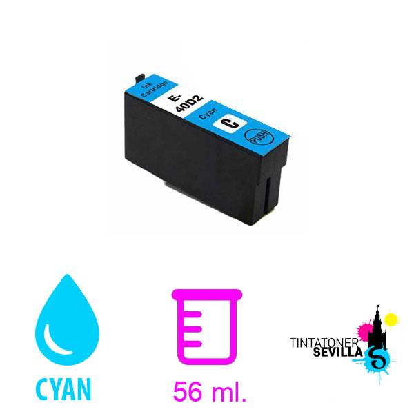Cartucho Compatible Epson T40D2 Cyan C13T40D240 / C13T40C240
