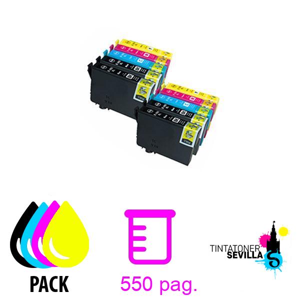 Cartucho Compatible Pack 10 x Epson 502XL para XP5100, X5105, XP5115, XP5150, XP5155, WF2860, WF2865, WF2880, WF2885