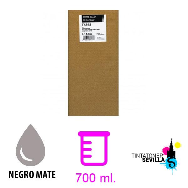 Original Cartucho Epson T6368 Matte Negro C13T636800