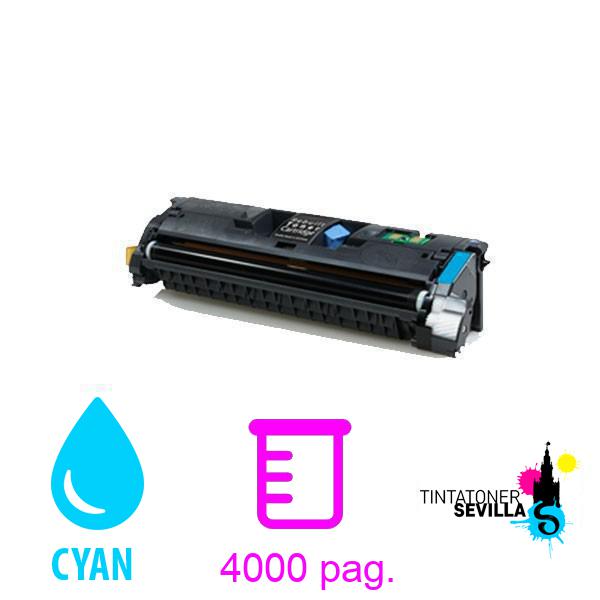Tóner Compatible HP Q3961A / 122A Cyan