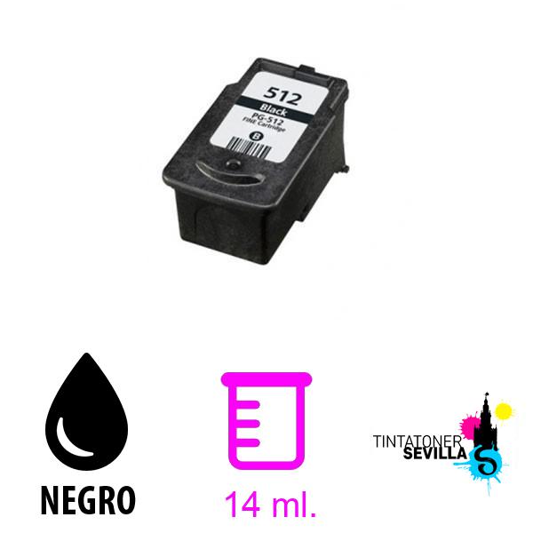 Cartucho Compatible Canon PG512 / PG510 Negro 2969B001