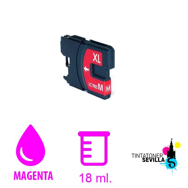 Cartucho Compatible Brother LC985XL Magenta LC-985M
