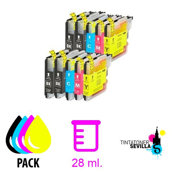 Cartucho Compatible Pack 10 x Brother LC-985