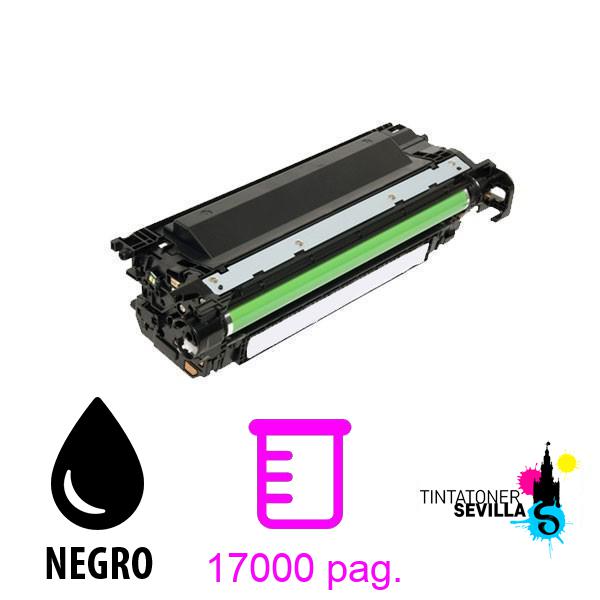Tóner Compatible HP CE260X / 649X Negro