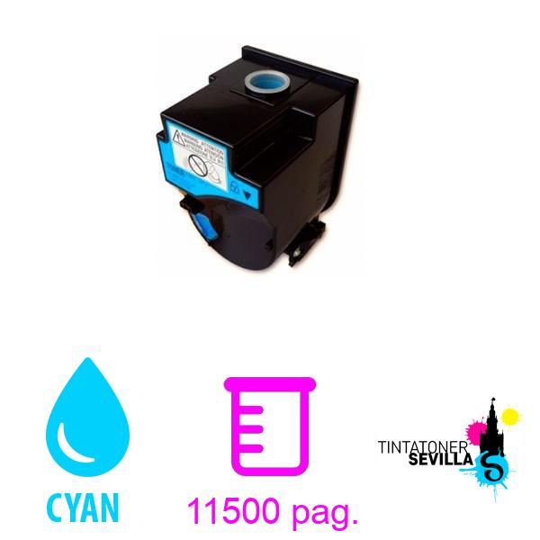Tóner Compatible Konica Minolta Bizhub C350 / C351 / C450 Cyan 4053-703 / TN310C / TN-310