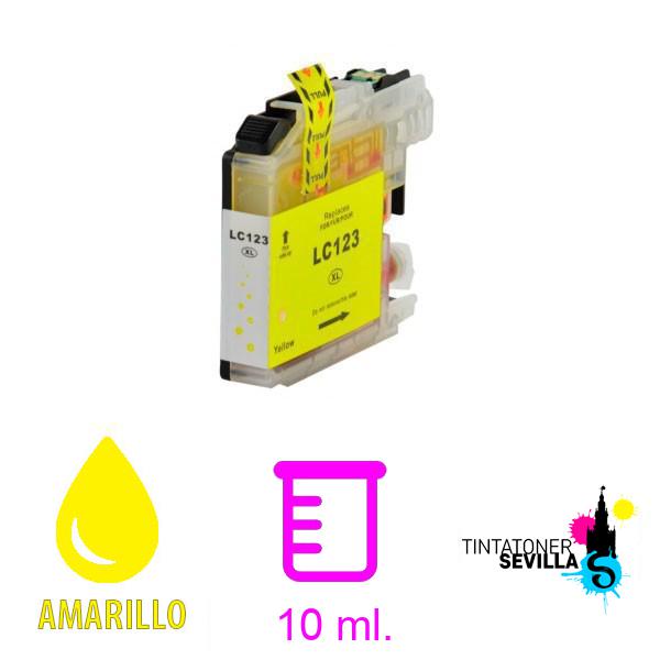 Cartucho Compatible Brother LC121XL / LC123XL V3 Amarillo LC-121 / LC-123