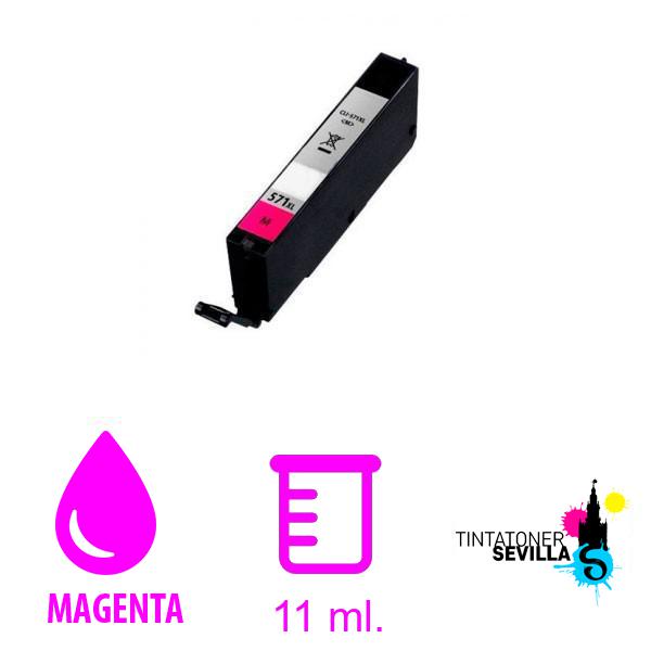 Cartucho Compatible Canon CLI-571 XL Magenta 0333C001 / 0387C001