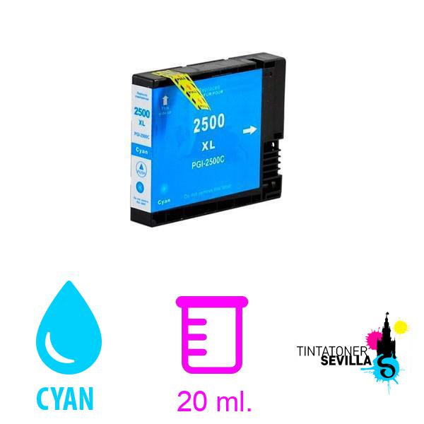 Cartucho Compatible Canon Cyan PGI2500XL / PGI-2500 - 9265B001