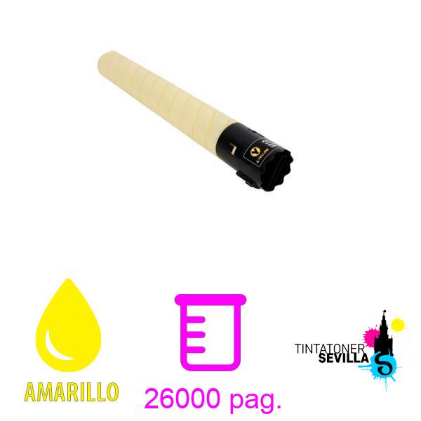 Tóner Compatible Konica Minolta Bizhub C258 / C308 / C368 Amarillo A8DA250 / TN-324Y / TN324