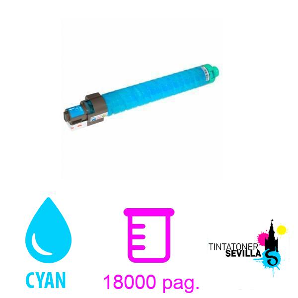 Tóner Compatible Ricoh Aficio MP-C4000 / MP-C5000 / MP-C4501 / MP-C5501 Cyan 842051 / 841459 / 841163