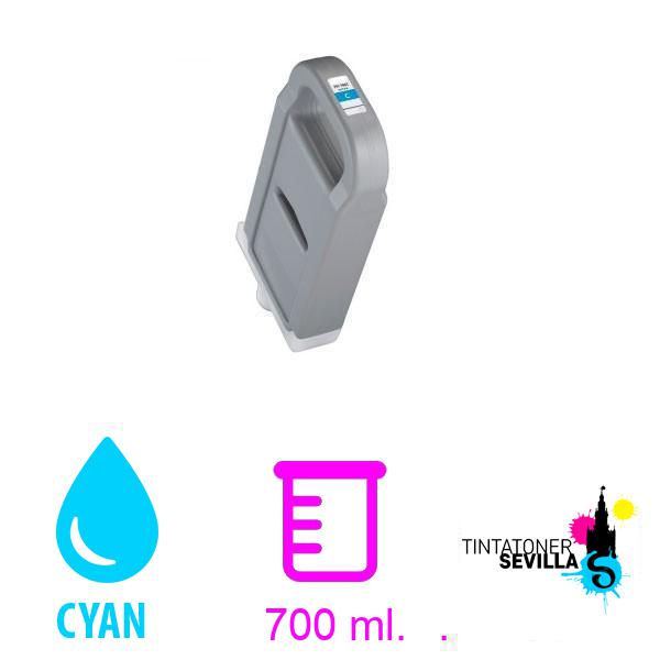 Cartucho Compatible Canon PFI706 / PFI306 Cyan 6682B001 / 6658B001