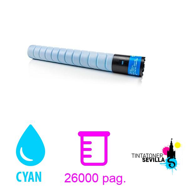 Tóner Compatible Konica Minolta Bizhub C221 / C221S / C281 Cyan A33K480 / TN-220C / TN220