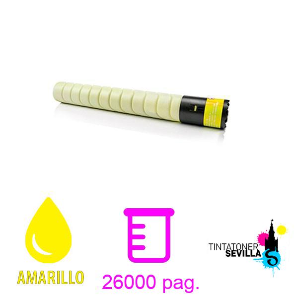 Tóner Compatible Konica Minolta Bizhub C221 / C221S / C281 Amarillo A33K280 / TN-220Y / TN220