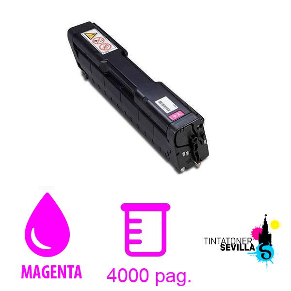 Tóner Compatible Ricoh Aficio SP-C252 / SP-C262 Magenta 407533 / 407718 SPC252 / SPC262
