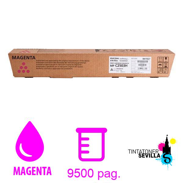 Tóner Original Ricoh Aficio MP-C2003 / MP-C2011 / MP-C2503 Magenta 841927 MPC2503 / MPC2003 / MPC2011