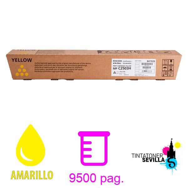 Tóner Original Ricoh Aficio MP-C2003 / MP-C2011 / MP-C2503 Amarillo 841926 MPC2503 / MPC2003 / MPC2011