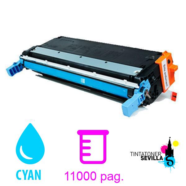 Tóner Compatible HP C9731A / 645A Cyan