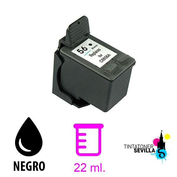 Cartucho Compatible HP 56 Negro C6656AE